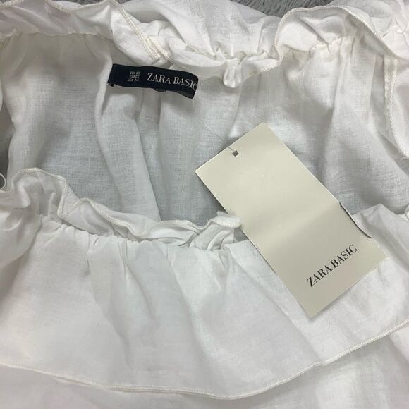 Zara off the shoulder eyelet blouse - Picture 5 of 7